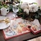 Elrene Home Fashions Botanical Harvest Pumpkin Engineered Napkins Set of 4 17x17