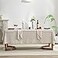 EVERLY Pure Linen Hemstitch Tablecloth100 Stonewashed French Linen tablecloths for Kitchen Dining Rectangle Tables60x84Inch Machine Washable Christmas Thanksgiving Organic TableclothNatural Linen
