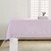 Solino Home Lilac Linen Tablecloth 60 x 120 Inch 100 Pure Linen Hemstitch Table Cloth for Rectangle Tables Classic Hemstitch Machine Washable Tablecloth for Summer