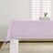 Solino Home Lilac Linen Tablecloth 60 x 120 Inch 100 Pure Linen Hemstitch Table Cloth for Rectangle Tables Classic Hemstitch Machine Washable Tablecloth for Summer