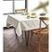 Solino Home Ivory Rectangle Tablecloth 60 x 84 Inch Dru Cotton Linen Table Cloth Machine Washable Soft Durable Fabric Tablecloths for Dining Summer Decor