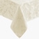 Elrene Home Fashions Caiden Elegance Damask Waterproof Stain Wrinkle Resistant Fabric Tablecloth 52 x 70 OblongRectangle Ivory