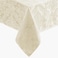 Elrene Home Fashions Caiden Elegance Damask Waterproof Stain Wrinkle Resistant Fabric Tablecloth 52 x 70 OblongRectangle Ivory