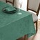 Romanstile Rectangle Tablecloth Waterproof and Wrinkle Resistant Washable Table Cloths Polyester Fabric Table Cover for Kitchen DiningPartyWedding Outdoor and Indoor UseGreen52x70inch