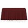 Lann's Linens Lanns Linens 90 x 132 Inch Rectangular Tablecloth Washable Polyester Fabric Table Cloth for Dining Tables Parties Restaurants Weddings Burgundy