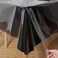 Obstal Clear Plastic Tablecloth 60 x 144 Inch 100 Waterproof OilProof SpillProof Vinyl PVC Table Cloth Wipeable Rectangle Tablecloth Protector for Dining Table Outdoor and Indoor Uses Clear