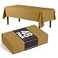 Party Solids Exquisite Gold Tablecloths for Rectangle Tables 48 Pack Plastic Table Cloth Disposable 54 X 108 Gold Table Cloths Rectangle Tablecloth Plastic Tablecloths Rectangular Party Supplies