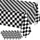 WNINK 6 Pack Black and White Gingham Tablecloth Rectangular Buffalo Checkered Tablecloths Disposable Plastic Plaid Table Cover for Parties Outdoor Picnic Birthday Wedding Camping 54 108 Inch