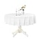 Romanstile Round Waterproof Tablecloth Stain Resistant Washable Table Cloths Wrinkle Free Polyester Table Covers for Kitchen Dining Party Wedding Indoor and Outdoor White 70 Inch