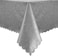 Romanstile Rectangle Vinyl Tablecloth100 Waterproof Heavy Duty Oil Spill Proof Stain Resistant Plastic PU Table Cover with Flannel Backing for Kitchen Dining Flower Grey 60 x 102