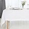D'Moksha Homes Classic Linen by DMoksha White Tablecloth Rectangle Tablecloth 60 x 120 Inch 100 Pure Linen Machine Washable Long Table Cloth Summer Fathers Independence Day