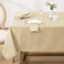 Softalker Jacquard Rectangle Tablecloth Swirl Design Waterproof Stain Resistant Table Cover Wrinkle Free Heavy Weight Table Cloths for DinnerPartiesHoliday 60 x 84 Inch Beige