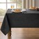 Decorelia Black Extra Large Cloth Table Cloths for Rectangle TablesWaterproof Washable Dinning Table Cover Protector for Birthday Party Camping WeddingOblong 60 x 144 Inch 1214 Seats Black