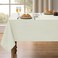 Decorelia Extra Long Rectangle Linen Farmhouse Tablecloth for 10ft TableDirtyrepel Easy to Clean Banquet Burlap Tablecloths for Dining Kitchen TableOblong 60 x 144 Inch 1214 Seats Light Grey