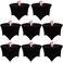 JALANCY 8 Pack 5FT Round Spandex Tablecloth 60 Black Table Cover Round Table Cloth Washable Wrinkle Resistant Fitted Stretch Table Cover for Wedding Party Birthday Banquet Bar Events