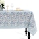 CPC COTTON PRINT CLUB CPC Tablecloth 100 Cotton 60x60 Inch Indian Block Print Square Table Cover Table Cloth for Weddings SpringSummer Barbeque Indigo Blue