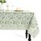 CPC COTTON PRINT CLUB CPC Tablecloth 100 Cotton 70x108 Inch Indian Block Print Rectangle Table Cover Green Table Cloth for Weddings SpringSummer Barbeque Agate Green