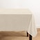 Elrene Home Fashions Monterey Linen Inspired Water and StainResistant Vinyl Tablecloth with Flannel Backing 60 inches X 102 inches Rectangle Ivory