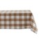 DII Buffalo Check Collection Classic Farmhouse Tablecloth 60 x 104 Stone