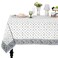 Ridhi Blue Block Print Table Cloths 100 Cotton 60 Inch x 60 Inch Decorative Washable Rectangle Tablecloth Table Cloth Dining Kitchen Parties Camping Faience SpringSummer