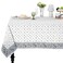 Ridhi Blue Block Print Table Cloths 100 Cotton 60 Inch x 60 Inch Decorative Washable Rectangle Tablecloth Table Cloth Dining Kitchen Parties Camping Faience SpringSummer