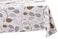 Walrus Heavy Duty Vinyl Tablecloth with Flannel Backing Waterproof OilProof Plastic Table Cloth StainResistant Wipeable Rectangle or Square Table Cover for Indoor and Outdoor Leaves 54X54 Inch