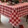 Essifunia Classic Gingham Plaid Tablecloth Fabric Rectangular 58x102 Inch Water Resistant Checked Table Cloth for IndoorOutdoor Use Table Cover for Kitchen Picnics Gardens and Parties