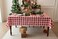 Essifunia Classic Gingham Plaid Tablecloth Fabric Rectangular 58x102 Inch Water Resistant Checked Table Cloth for IndoorOutdoor Use Table Cover for Kitchen Picnics Gardens and Parties