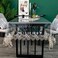 Jeloris Plastic Clear Rectangle Tablecloth Vinyl PVC Waterproof Tablecloth Embroidered Lace Edge Transparent Table Cover for Kitchen Dining Coffee Table 60x78 inch Khaki Fan