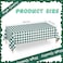 WNINK 2 Pack Green and White Checkered Rectangular Plastic Tablecloths Green Gingham Waterproof Disposable Table Covers 54 x 108 for Birthday Wedding Outdoor Picnic Camping Parties