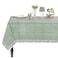Ridhi Basil Green 60x60 Inches Square 100 Cotton Hand Block Print Tablecloth Washable Halloween ThanksgivingChristmas PartiesWedding UseFall dcor Farmhouse Dining Dinner Tablecloth