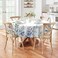 Eikione Kitchen Tablecloth 70 inch Round Boho Tablecloths Polyester Table Cloth for Party Restaurant Banquet Dining Buffet Table Picnic Decorations