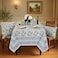 Ridhi Asparagus Green 60x60 Inches Square 100 Cotton Hand Block Print Tablecloth Washable Halloween ThanksgivingChristmas PartiesWedding UseFall dcor Farmhouse Dining Dinner Tablecloth