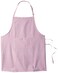 DII 100 Cotton Solid Chambray Kitchen Set Chef Apron Rose 1 Piece