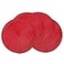 AHHFSMEI Round Placemats Set of 4 Heat Resistant Washable NonSlip Woven Braided Table Mats for Dining Table Kitchen Home Decor red4