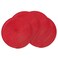 AHHFSMEI Round Placemats Set of 4 Heat Resistant Washable NonSlip Woven Braided Table Mats for Dining Table Kitchen Home Decor red4