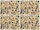 Pimpernel Dancing BranchesSet of 4 Cork Back Durable placemats Laquer Finish Easy Clean Dishwasher Microwave Warm Oven Only and Freezer Safe