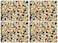 Pimpernel Dancing BranchesSet of 4 Cork Back Durable placemats Laquer Finish Easy Clean Dishwasher Microwave Warm Oven Only and Freezer Safe