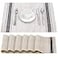 YOSICHY Table Mats Set of 6 Crossweave Woven Vinyl Placemats Heat Resistant NonSlip Kitchen Placemats for Dining Table Washable Easy to CleanGrey
