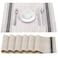 YOSICHY Table Mats Set of 6 Crossweave Woven Vinyl Placemats Heat Resistant NonSlip Kitchen Placemats for Dining Table Washable Easy to CleanGrey