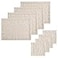 ATLINIA Table Cloth Placemats Linen Hemstitch 14 x 19 Inch Set of 4 Natural