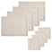 ATLINIA Table Cloth Placemats Linen Hemstitch 14 x 19 Inch Set of 4 Natural