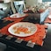 Levinis Cotton Placemats Set of 6 Durable Buffalo Check Place Mats for Kitchen Table Easy to Care Machine Washable