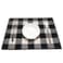 Levinis Cotton Placemats Set of 6 Durable Buffalo Check Place Mats for Kitchen Table Easy to Care Machine Washable