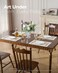 Leetaltree Beige White Placemats Set of 12 Heat Resistant NonSlip Place mats for Dining Table Washable Durable PVC Vinyl Woven Table MatsBeige White 12