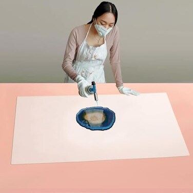 Miidqua Silicone Mat NonStick Reusable Heat Resistant Up to 500F Fits Resin Crafts Dishwasher Safe for Baking Cookies Pastry 36 x 24