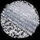 MAKCNMYM Silver Placemats Disposable Round Table Mat 13 Inch Silver Foil Paper Mesh Pressed Table Doilies Metallic Thin Mesh Table Runner for Home Decoration Dining Wedding Birthday Party 100 Pcs
