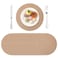 SEPGLITTER 24 Pcs Round Burlap Placemats Bulk 118 inches Brown Reusable Natural Jute Table Mats for Wedding Dinner Party Farmhouse Dinner Table Decor