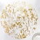 Sunlunckystar Disposable Gold Placemats Set of 100 Metallic Thin Round 13 Inch Gold Doilies Mesh Pressed Fall Table Placemates 100 Pack Charger Plates for Wedding Birthday Party