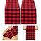 B-COOL BCOOL Buffalo Plaid Table Runner Black Red Checked Table Runner 2 Packs 13x108 Inch Christmas Holiday Plaid Table Runners Xmas Table Decorations